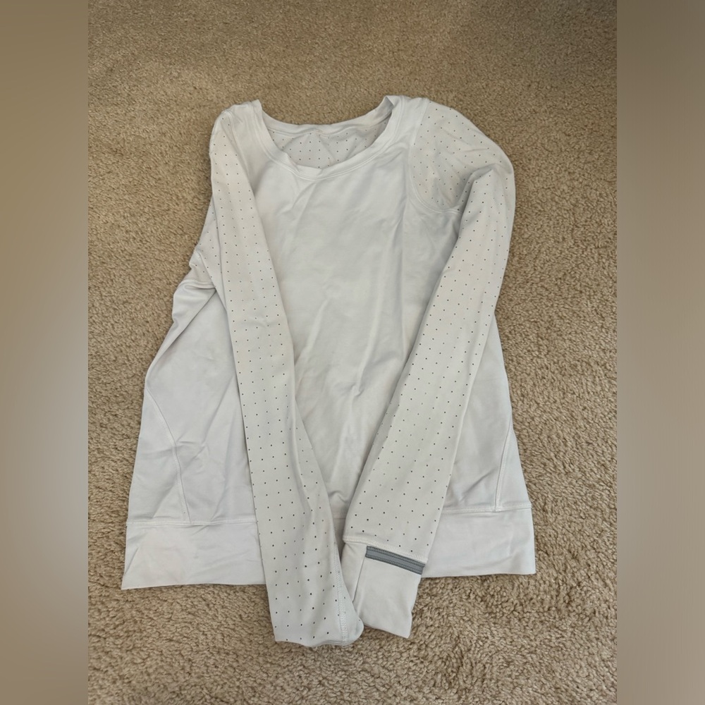 White Lululemon Sweater